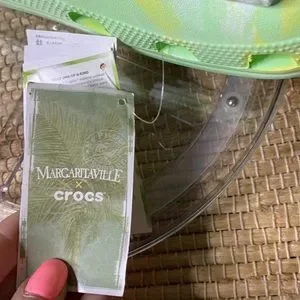 Margaritaville Limited Edition Green Marble Crocs w/ Bottle Opener Sizw W12/M10 CROCS | Shoes | Margaritaville Limited Edition Green Marble  main image 4